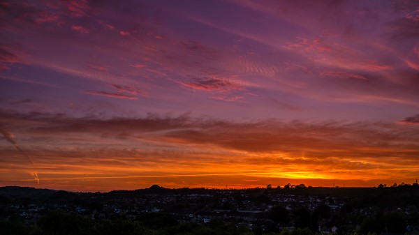 Sky Sunset Horizon Wallpaper