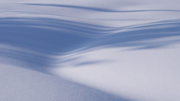Snow Minimalism Shadows Wallpaper