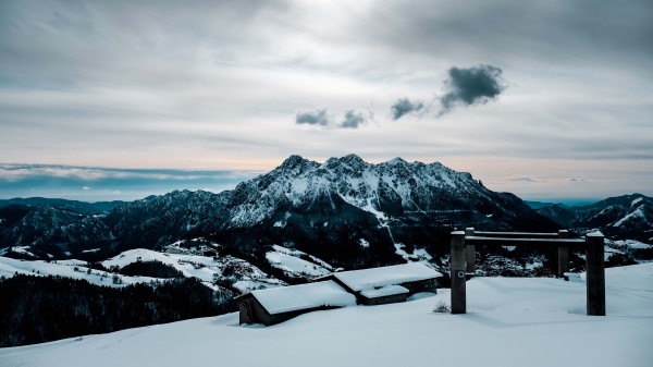 Snow Mountains Peaks Wallpaper