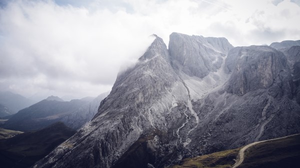 South Tyrol Bolzano Mountains Clouds Wallpaper