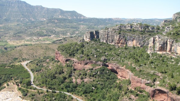 Spain Europe Mountains Top View Wallpaper