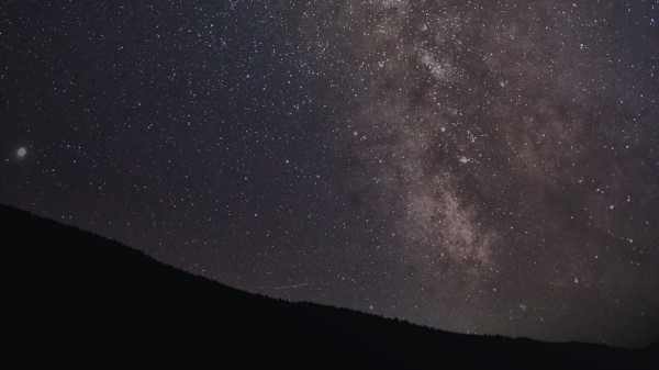 Starry Sky Milky Way Horizon Wallpaper