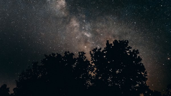 Starry Sky Milky Way Night Wallpaper