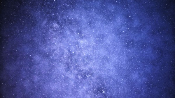 Starry Sky Night Purple Wallpaper