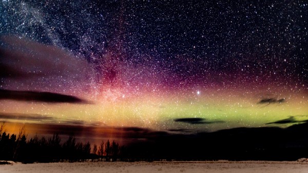 Starry Sky Night Stars Glitter Wallpaper