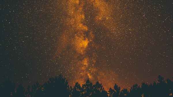 Starry Sky Night Stars Sky Wallpaper