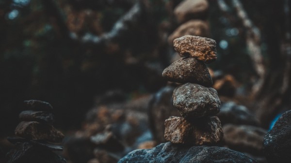Stones Balance Shapes Wallpaper