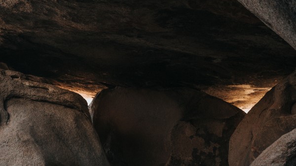 Stones Cave Blocks Wallpaper