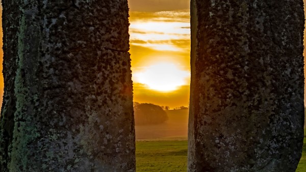 Stones Megalith Sunset Wallpaper