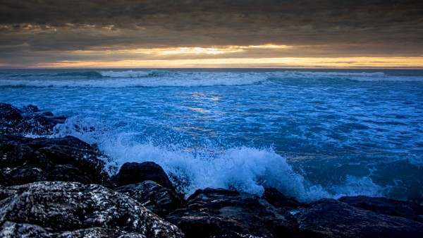 Stones Rocks Surf Wallpaper