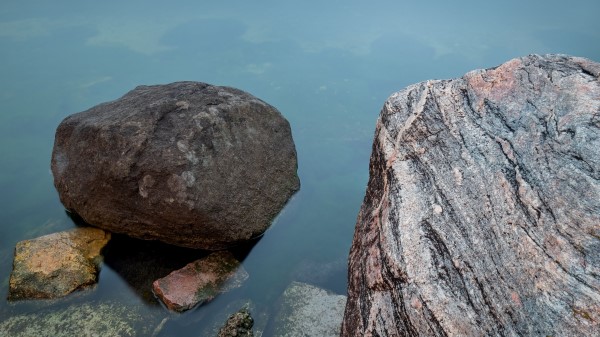 Stones Stony Water Wallpaper