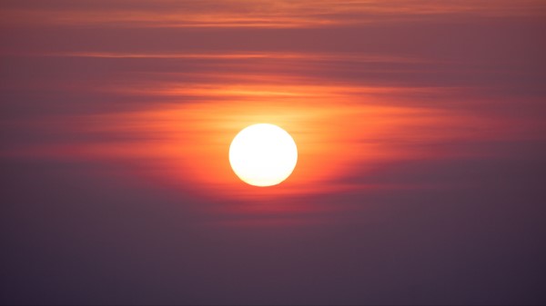 Sun Sky Sunset Wallpaper