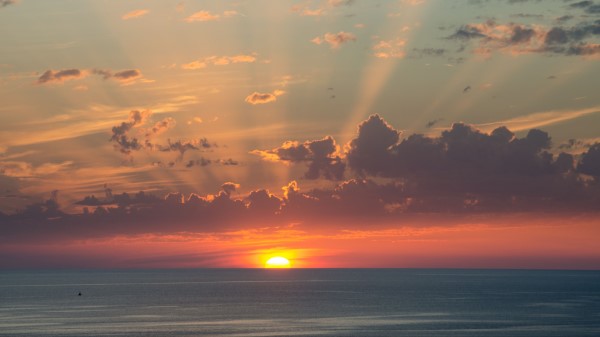 Sun Sunset Horizon wallpaper