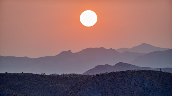 Sun Sunset Mountains Wallpaper