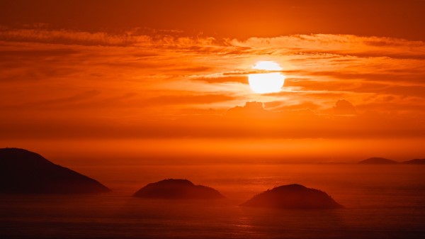 Sun Sunset Sky Image Wallpaper