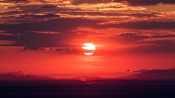 Sun Sunset Sky Wallpaper