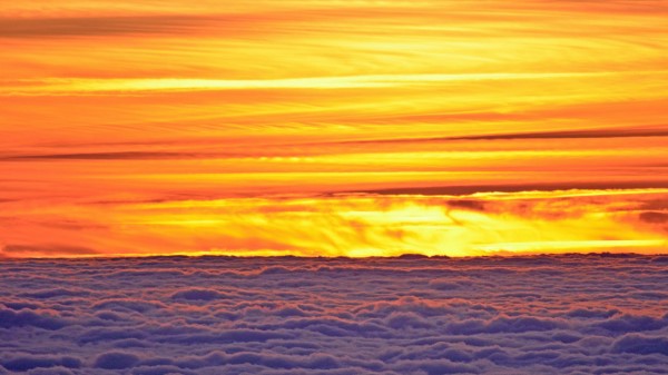 Sunset Clouds Dusk Sky Wallpaper