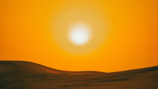 Sunset Desert Hills Wallpaper
