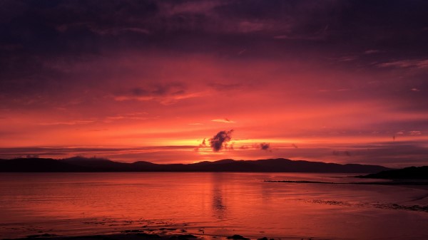 Sunset Horizon Bay Wallpaper