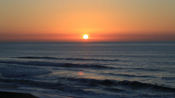 Sunset Horizon Sea Image Wallpaper
