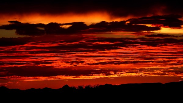Sunset Horizon Sky Wallpaper