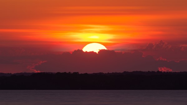 Sunset Horizon Sun Fg Wallpaper