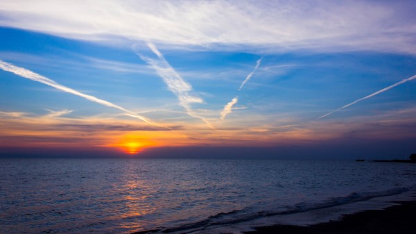 Sunset Horizon Sun G Wallpaper