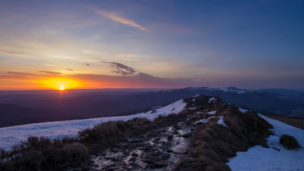Sunset Horizon Sun Image Wallpaper