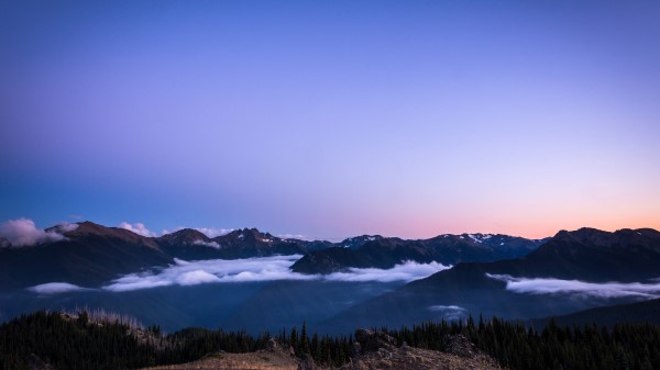 Sunset On Blue Mountain Do Wallpaper