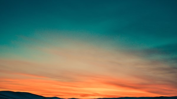 Sunset Over Mountains Covered By Snow Px Wallpaper