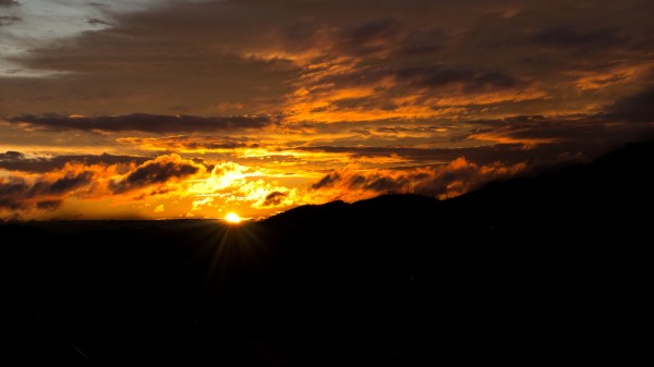 Sunset Rays Sun Image Wallpaper