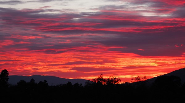 Sunset Sky Clouds Wallpaper