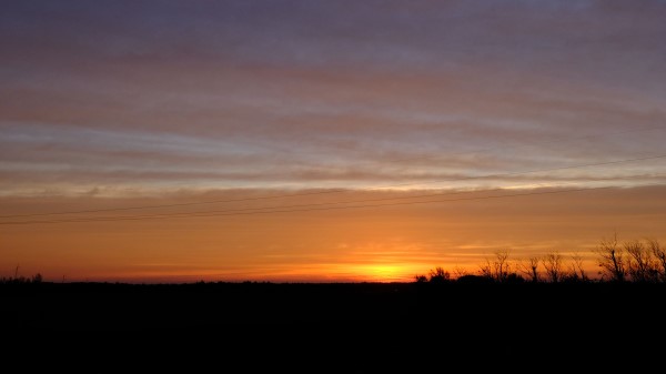 Sunset Sky Horizon Hh Wallpaper