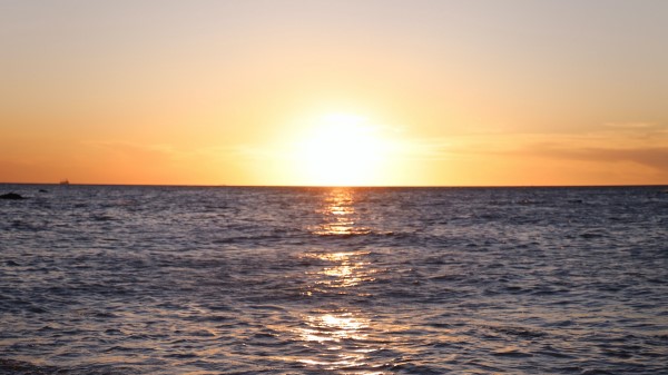 Sunset Sun Glare Image Wallpaper