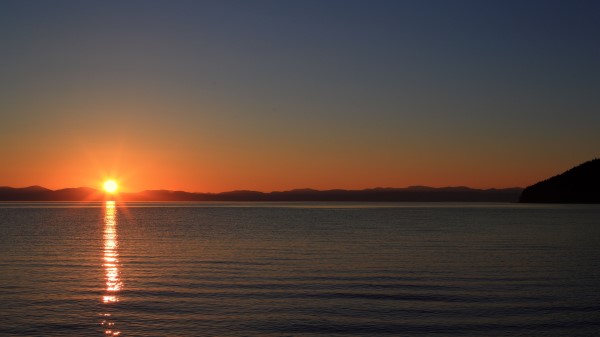 Sunset Sun Glare Wallpaper