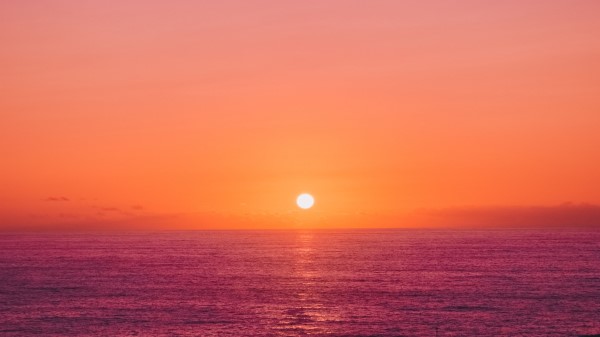 Sunset Sun Horizon Wallpaper