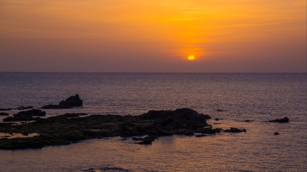 Sunset Sun Water Image Wallpaper