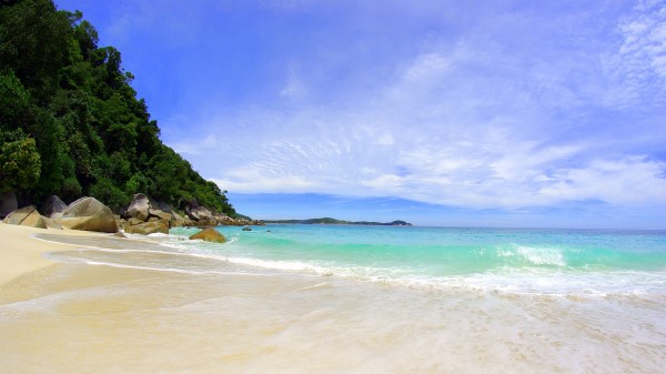 Tropics Beach Sea wallpaper