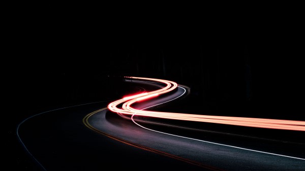 Turn Road Night Light wallpaper