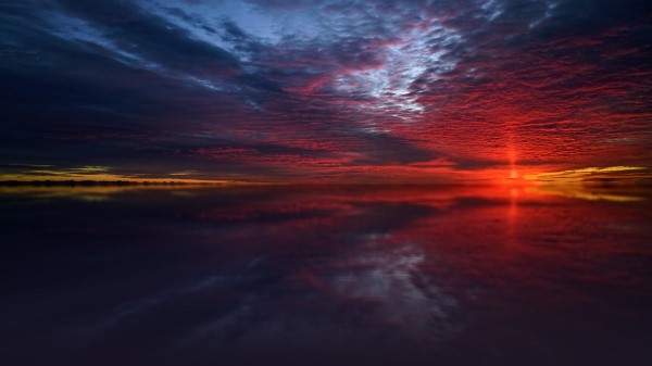 Twilight Sea Stars Dusk Dawn Dark Sunset wallpaper