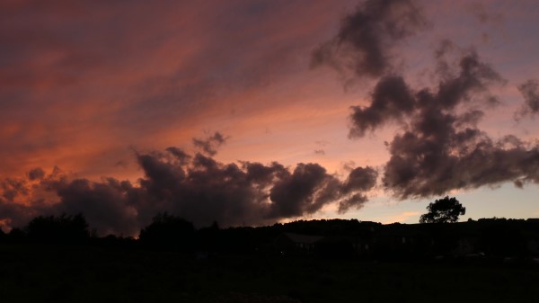 Twilight Sunset Clouds wallpaper