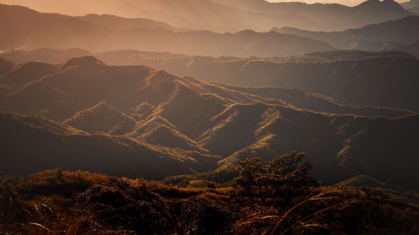 Valley Hills Fog wallpaper