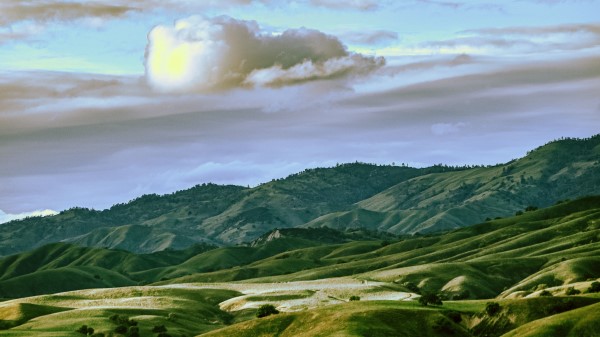 Valley Hills Mountains wallpaper