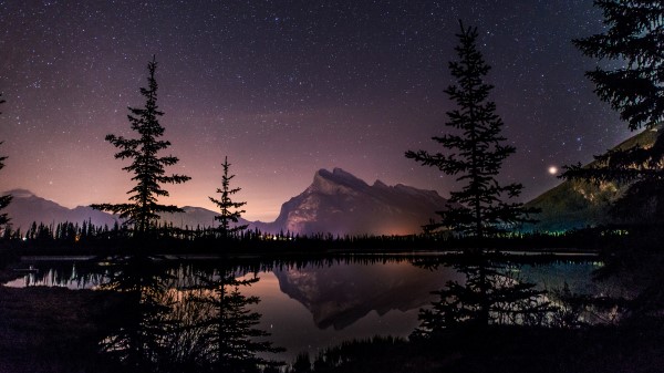 Vermillion Lake Stars Wallpaper