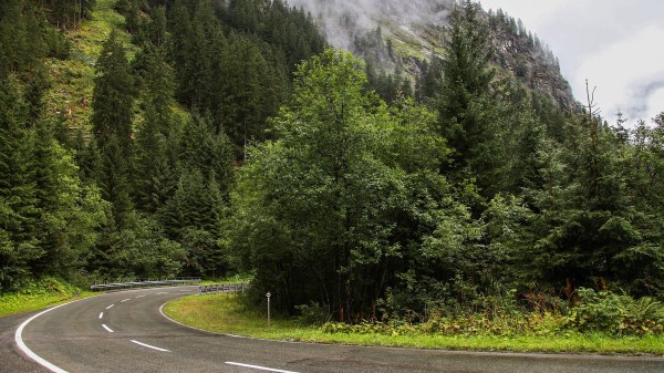 Vorarlberg Austria Road Serpentine Turning Track wallpaper