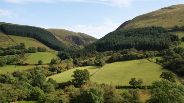 Wales Britain Landscape Valley Hill wallpaper