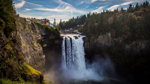 Waterfall Cliff Water Gg Wallpaper