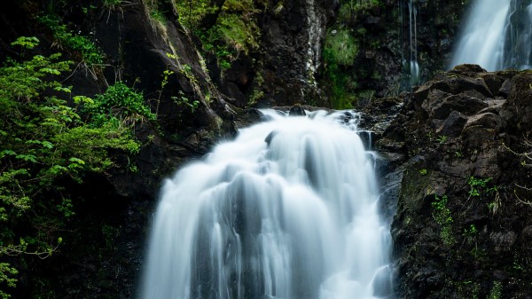 Waterfall Flow River wallpaper
