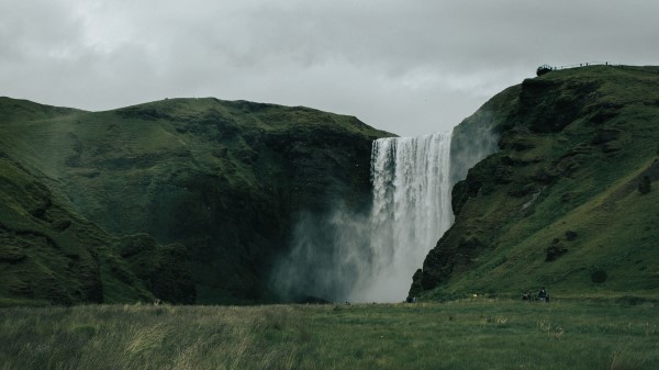 Waterfall Hills Landscape wallpaper