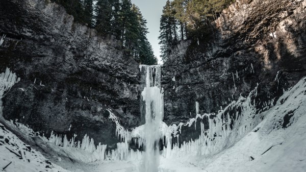 Waterfall Ice Snow Image wallpaper